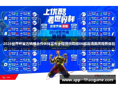 2026世界杯官方转播合作伙伴宣布全程提供震撼8K超高清画质观看体验